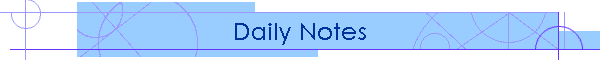 Daily Notes